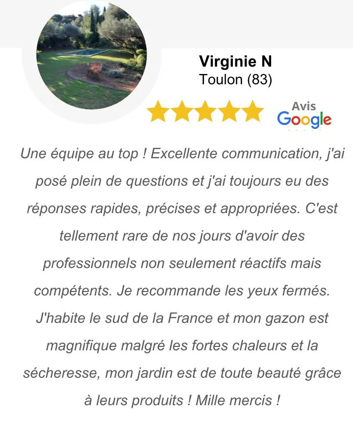 Avis client sur les graines de gazon sport Avis client sur les graines de gazon sport
