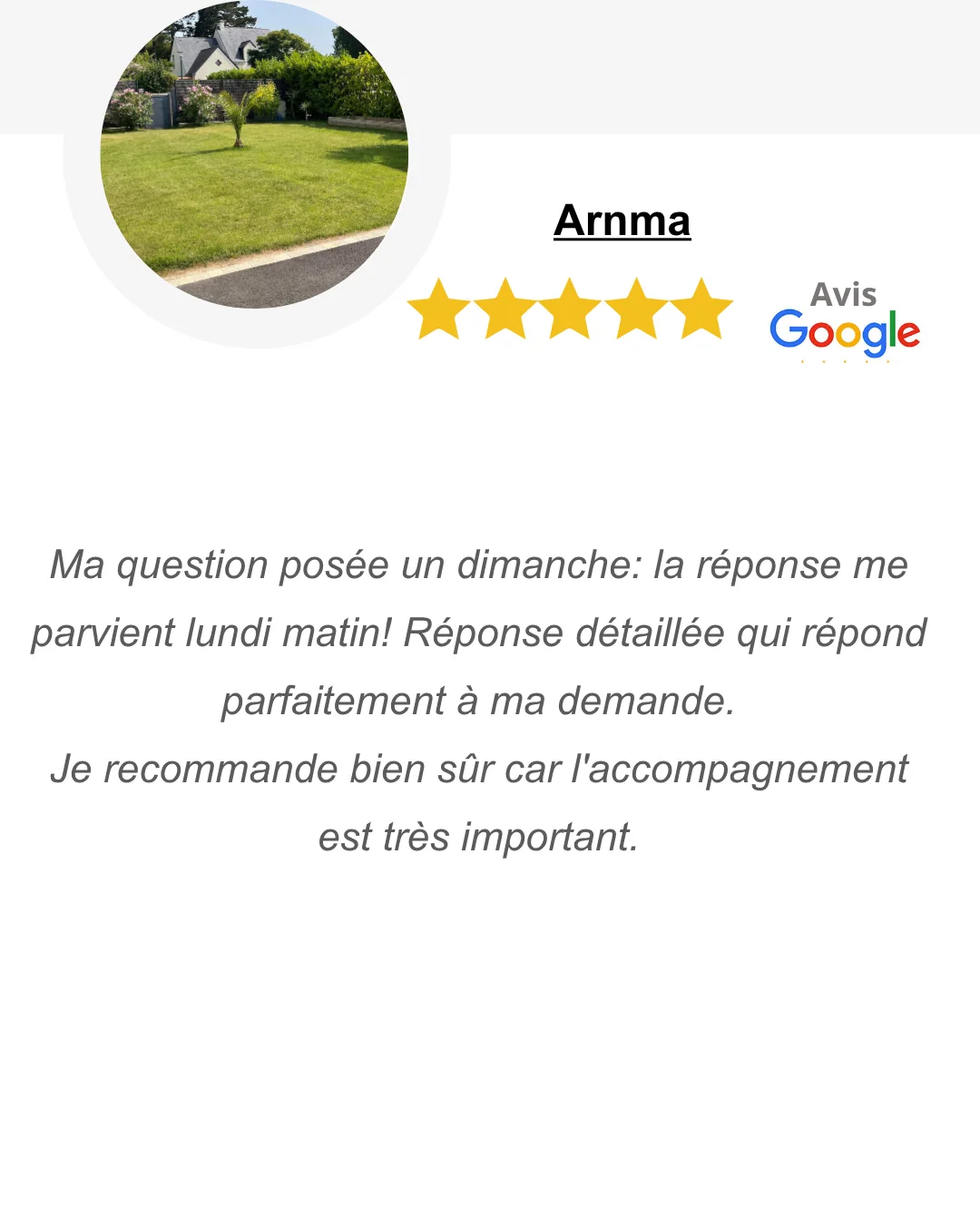 Témoignage sur le gazon Bermuda Grass hybride IBIZA Client satisfait du Bermuda Grass hybride IBIZA de Gazon Sécheresse